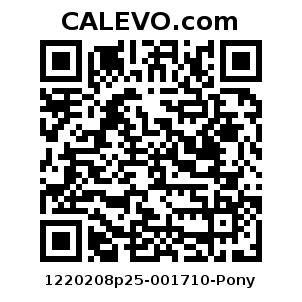 Calevo.com Preisschild 1220208p25-001710-Pony