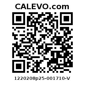 Calevo.com Preisschild 1220208p25-001710-V