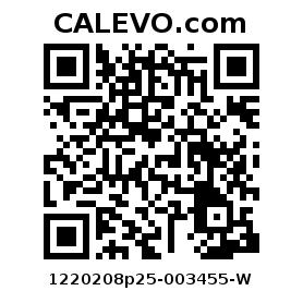 Calevo.com Preisschild 1220208p25-003455-W