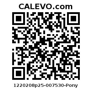 Calevo.com Preisschild 1220208p25-007530-Pony