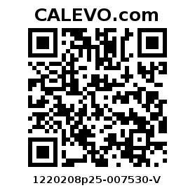 Calevo.com Preisschild 1220208p25-007530-V