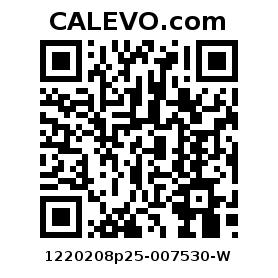 Calevo.com Preisschild 1220208p25-007530-W