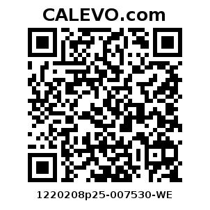 Calevo.com Preisschild 1220208p25-007530-WE