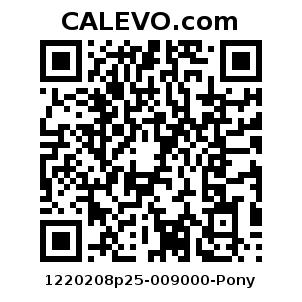 Calevo.com Preisschild 1220208p25-009000-Pony