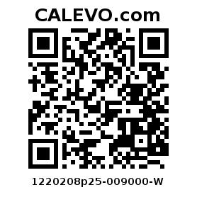 Calevo.com Preisschild 1220208p25-009000-W