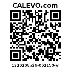 Calevo.com Preisschild 1220208p26-002150-V