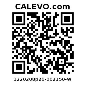 Calevo.com Preisschild 1220208p26-002150-W