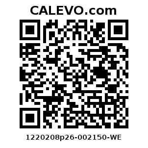 Calevo.com Preisschild 1220208p26-002150-WE