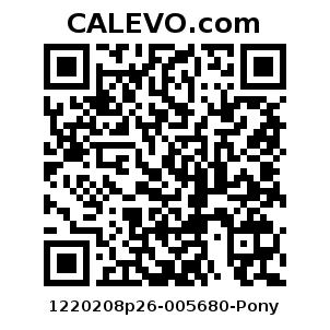 Calevo.com Preisschild 1220208p26-005680-Pony