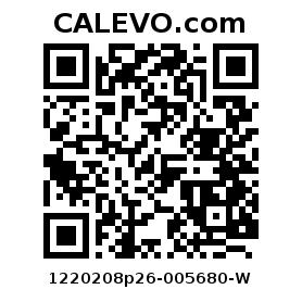 Calevo.com Preisschild 1220208p26-005680-W