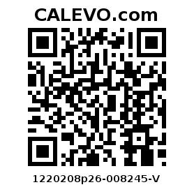 Calevo.com Preisschild 1220208p26-008245-V