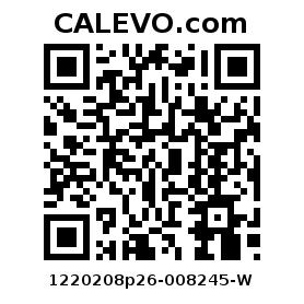 Calevo.com Preisschild 1220208p26-008245-W