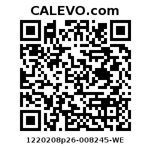 Calevo.com Preisschild 1220208p26-008245-WE