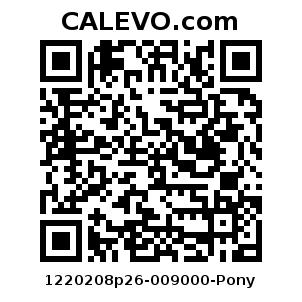 Calevo.com Preisschild 1220208p26-009000-Pony