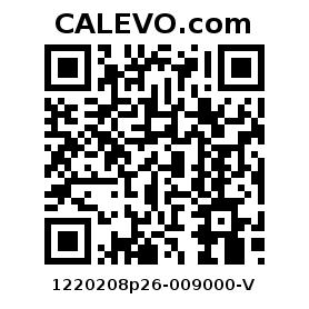 Calevo.com Preisschild 1220208p26-009000-V