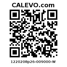 Calevo.com Preisschild 1220208p26-009000-W