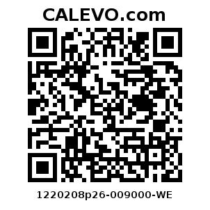 Calevo.com Preisschild 1220208p26-009000-WE