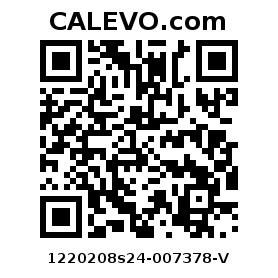 Calevo.com Preisschild 1220208s24-007378-V