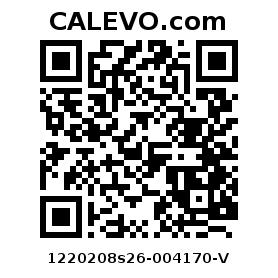 Calevo.com Preisschild 1220208s26-004170-V