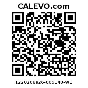 Calevo.com Preisschild 1220208s26-005140-WE