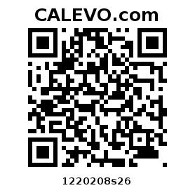 Calevo.com Preisschild 1220208s26