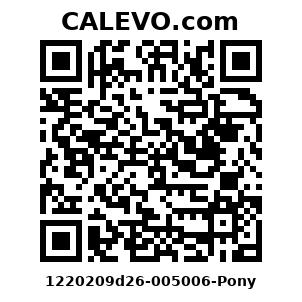 Calevo.com Preisschild 1220209d26-005006-Pony