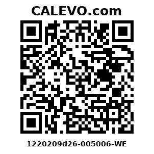 Calevo.com Preisschild 1220209d26-005006-WE