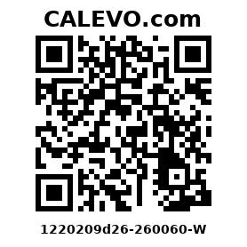 Calevo.com Preisschild 1220209d26-260060-W