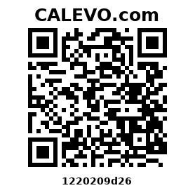 Calevo.com Preisschild 1220209d26