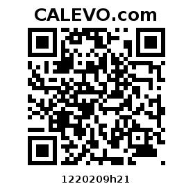 Calevo.com Preisschild 1220209h21