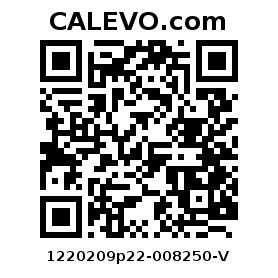 Calevo.com Preisschild 1220209p22-008250-V