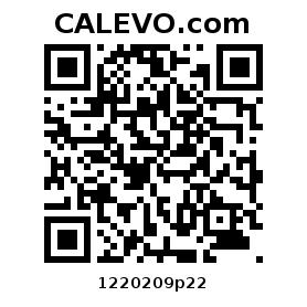 Calevo.com Preisschild 1220209p22