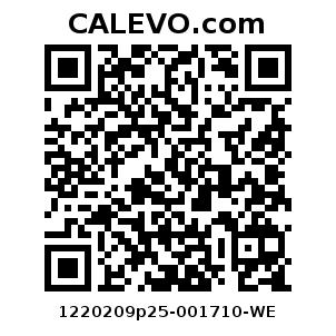 Calevo.com Preisschild 1220209p25-001710-WE