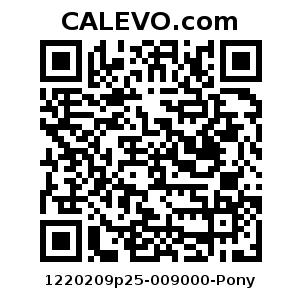 Calevo.com Preisschild 1220209p25-009000-Pony