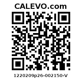 Calevo.com Preisschild 1220209p26-002150-V