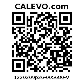 Calevo.com Preisschild 1220209p26-005680-V