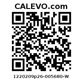 Calevo.com Preisschild 1220209p26-005680-W