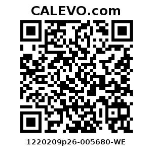 Calevo.com Preisschild 1220209p26-005680-WE