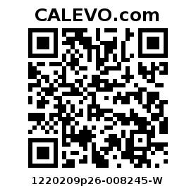 Calevo.com Preisschild 1220209p26-008245-W