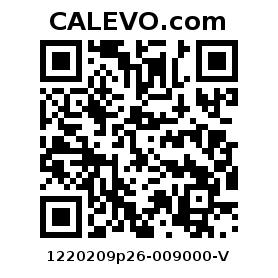 Calevo.com Preisschild 1220209p26-009000-V