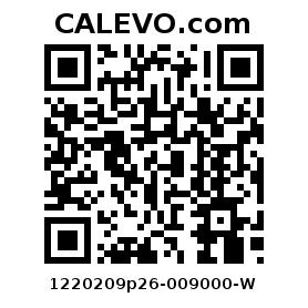 Calevo.com Preisschild 1220209p26-009000-W