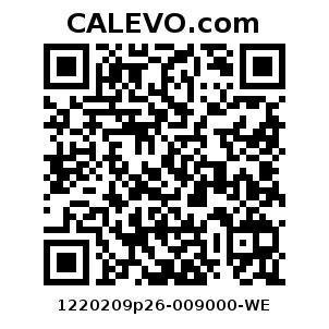 Calevo.com Preisschild 1220209p26-009000-WE