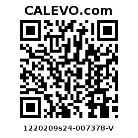 Calevo.com Preisschild 1220209s24-007378-V