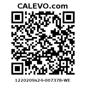 Calevo.com Preisschild 1220209s24-007378-WE