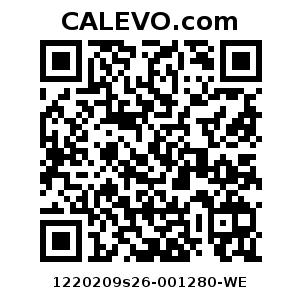 Calevo.com Preisschild 1220209s26-001280-WE