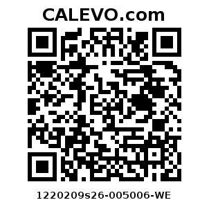 Calevo.com Preisschild 1220209s26-005006-WE