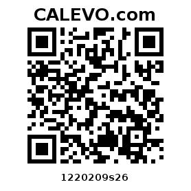 Calevo.com Preisschild 1220209s26
