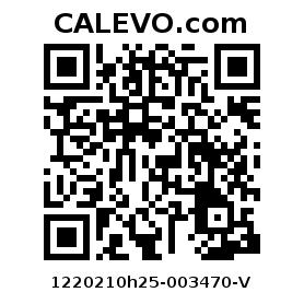 Calevo.com Preisschild 1220210h25-003470-V