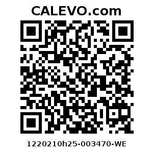 Calevo.com Preisschild 1220210h25-003470-WE