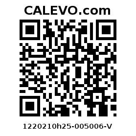 Calevo.com Preisschild 1220210h25-005006-V